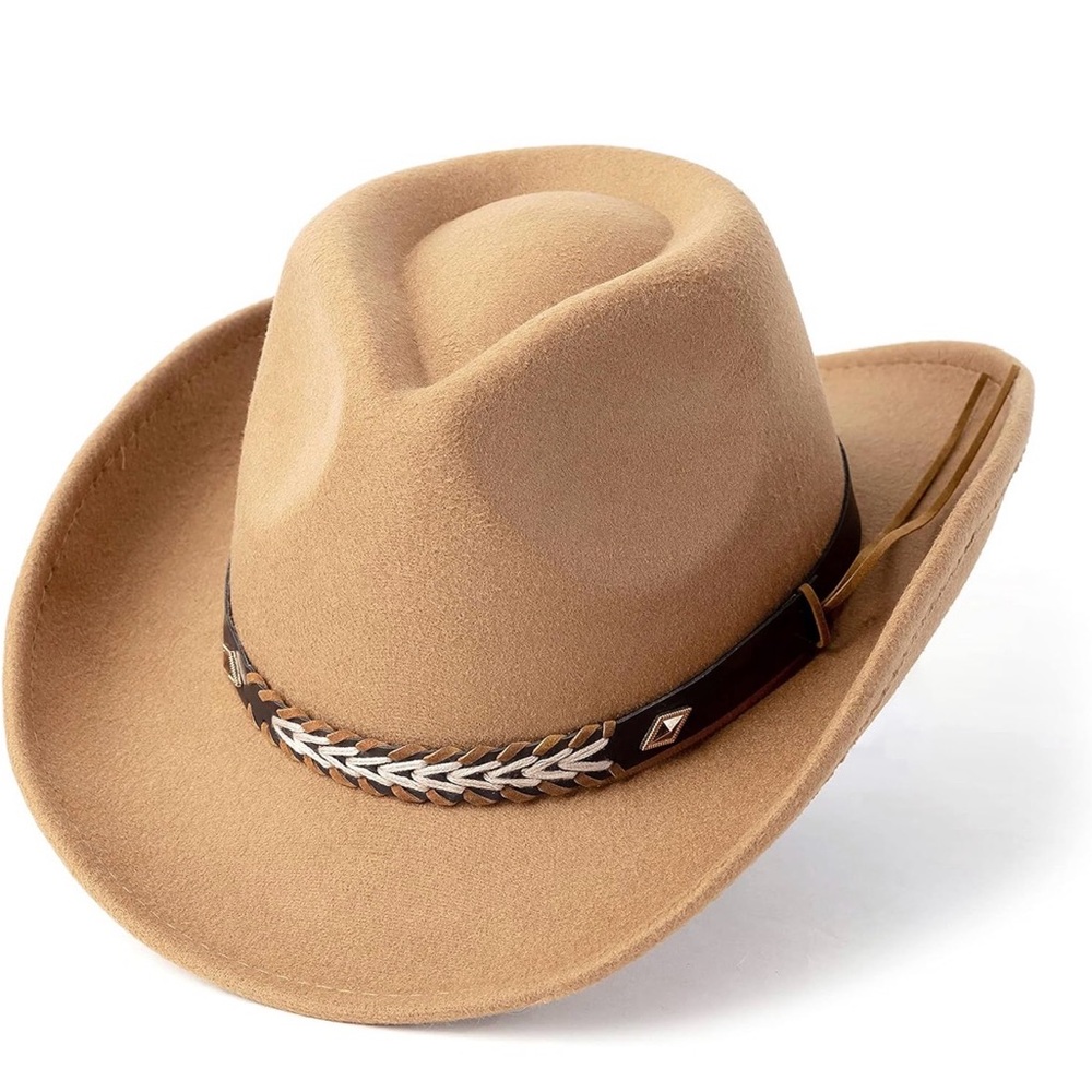 Felt Cowboy Hat with Braided Band